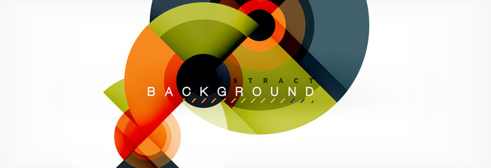 Abstract background circle design
