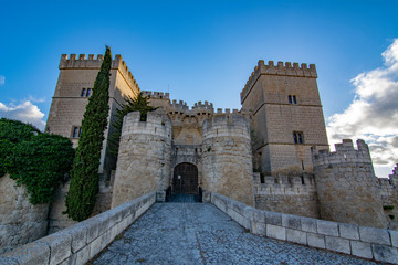Obraz premium Ampudia Castle in Palencia province, Spain