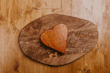 wooden heart, valentines day.