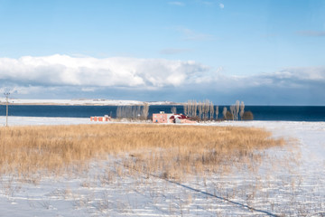 Lake Van in winter