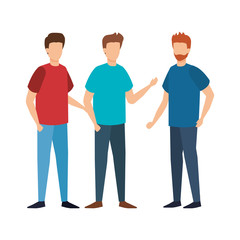 group of men characters