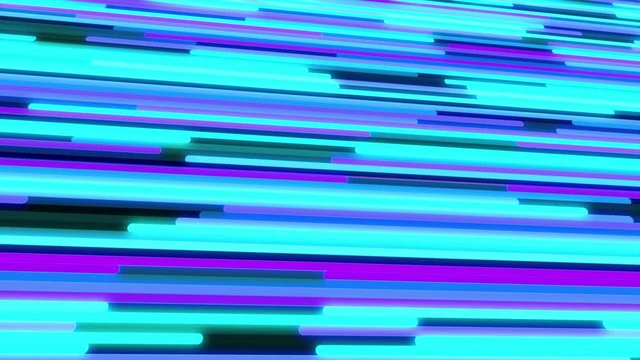 4K Abstract background of glowing neon lines