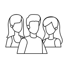 group of people characters