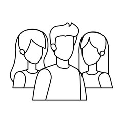 group of people characters