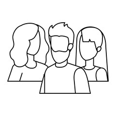 group of people characters