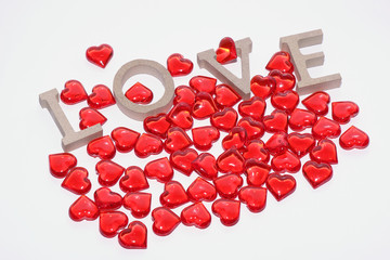 Hearts and Letters of Love
