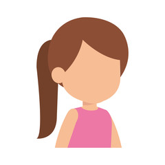 Obraz premium beautiful little girl character