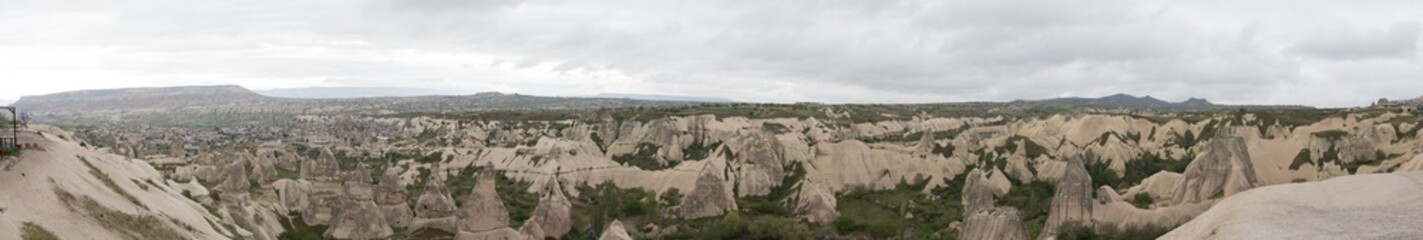 Fairy chimneys in Nevsehir, Goreme, Cappadocia Turkey.