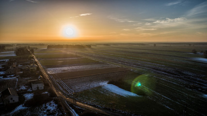 zamarznięta rzeka lód lodowiec  © Piotr