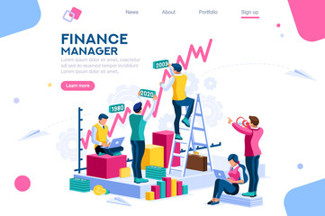 Finance and Engineering Concept Vector