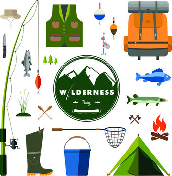 Wilderness Fishing Graphics