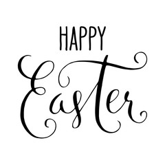 Happy Easter greeting card design element