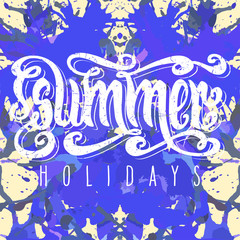 Blue Summer holidays