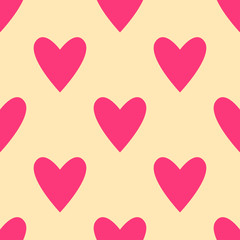 Seamless hearts pattern