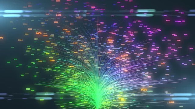 Big data visualization data center analytics IOT cloud computing AI