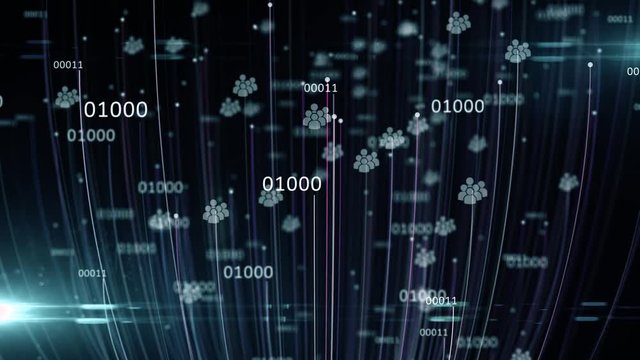 Social network connection through social media platforms personal data security