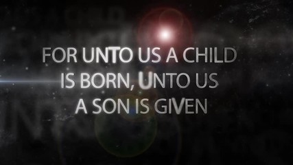 Isaiah 9_6_Christmas Text 4K Loop