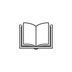 Book icon. sign design. Learning education book shop.