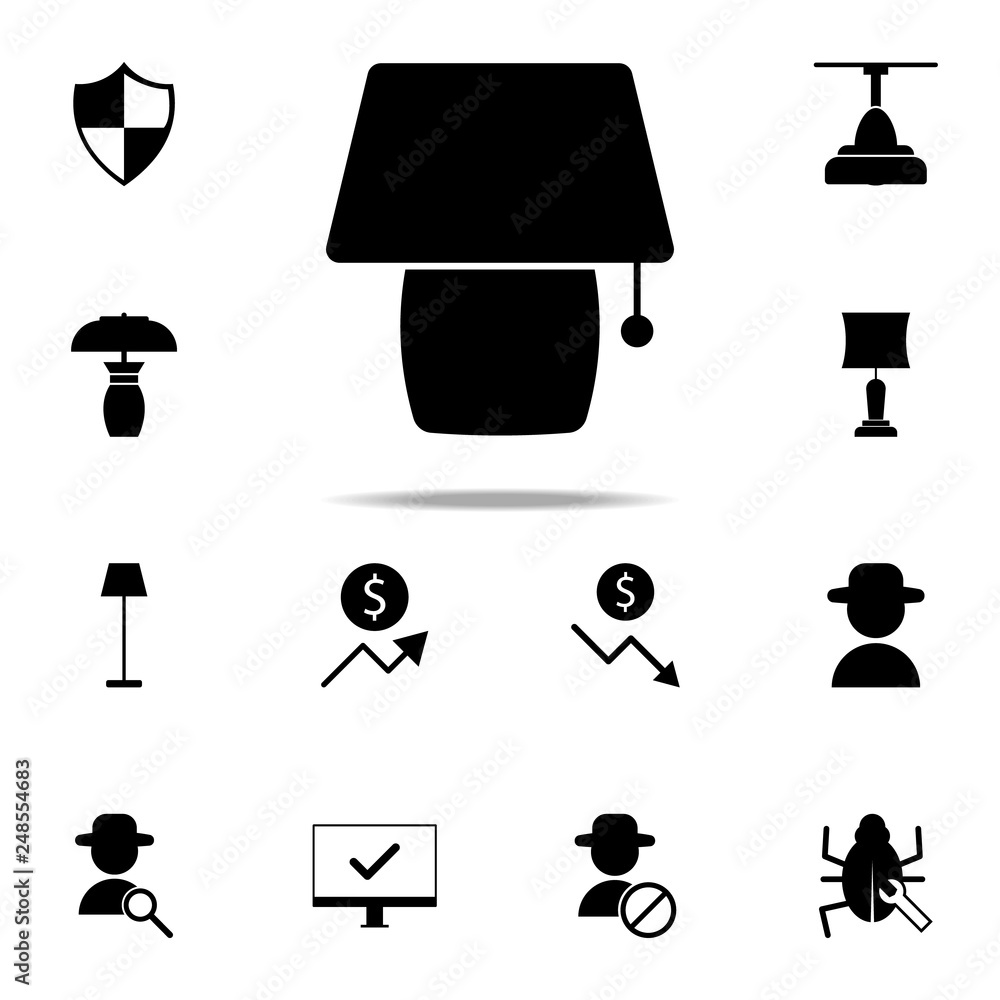 Poster night light icon. web icons universal set for web and mobile