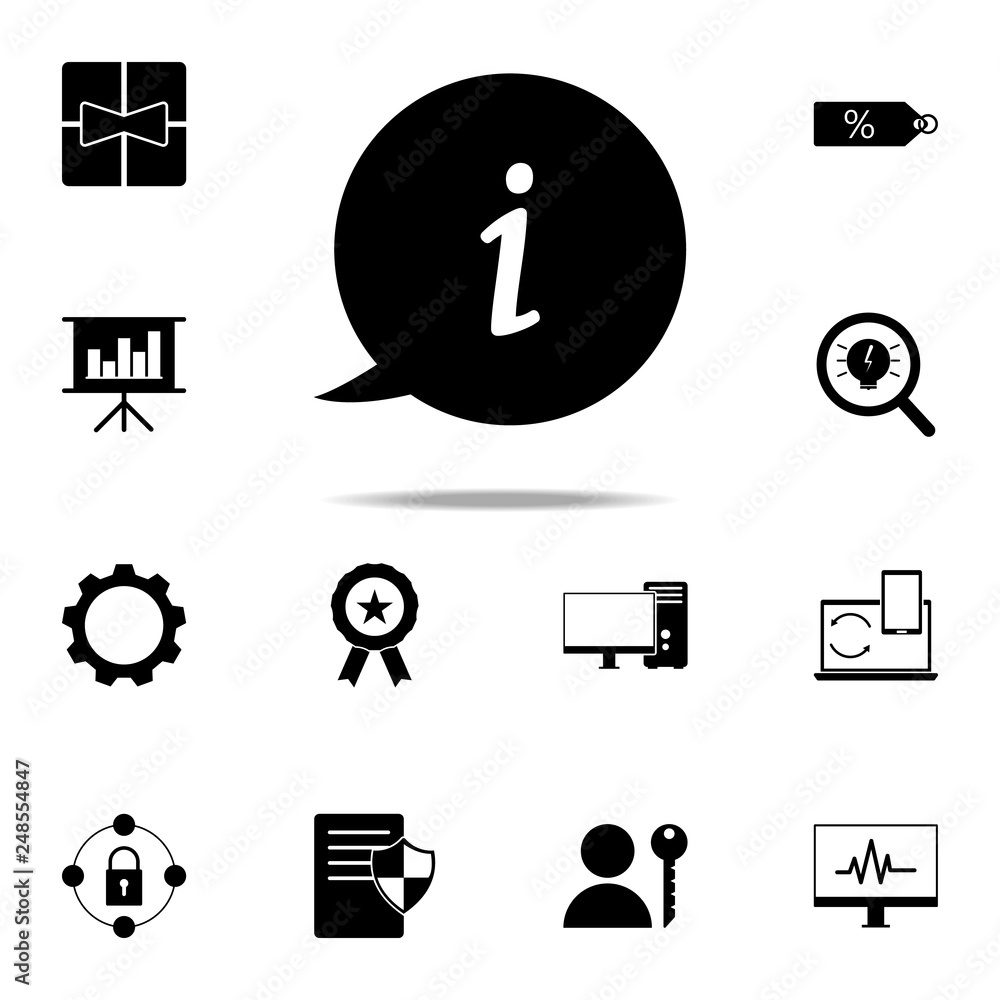 Aufkleber announcement icon. web icons universal set for web and mobile