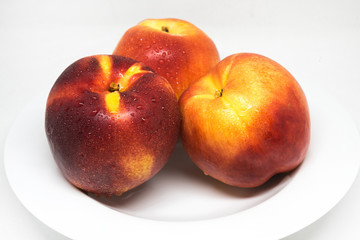 Fototapeta na wymiar nectarine fruit, healthy food
