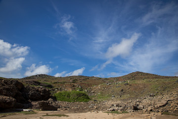 Hillside views of Aruba