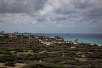 Beach views in Aruba