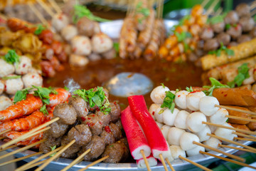 Thai Market Stall Street Food