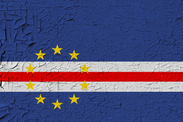 Cape Verde painted flag