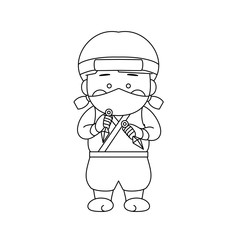 女性キャラクター忍者