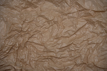 Textures of brown paper, recycle crumpled paper for background