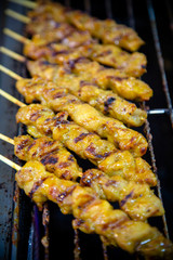 Chicken Satay Street Food