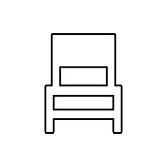 nightstand glyph icon. Element of Furniture for mobile concept and web apps icon. Thin line icon for website design and development, app development