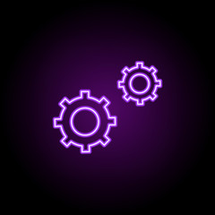 professional skills line icon. Elements of web in neon style icons. Simple icon for websites, web design, mobile app, info graphics