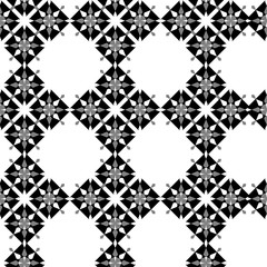 Simple ornament white and dark illustration with etnic arabic. Geometric ornament pattern.