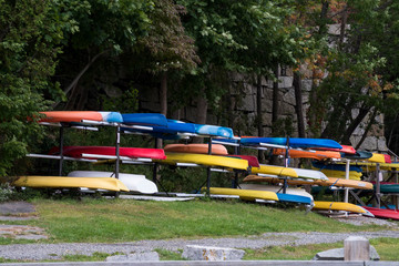 Obraz na płótnie Canvas Kayak Rack