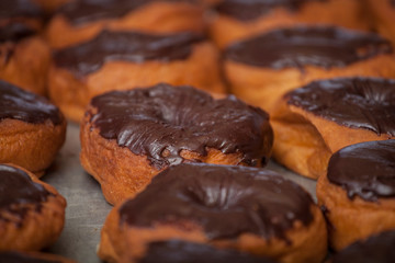 Chocolate Frosted Doughnuts