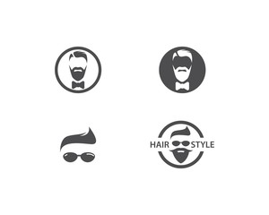 Barber shop logo vector