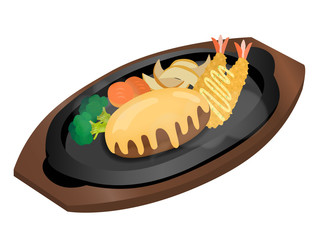 チーズハンバーグ