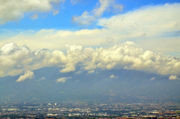 Naklejka premium Valley view