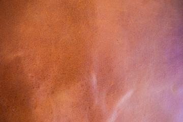 Brown vegetable tanned genuine leather