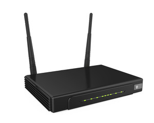 Wireless Wifi Router Isolated