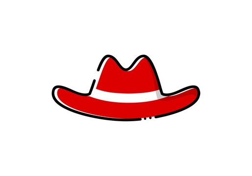 Hat cowboy  mbe style logo