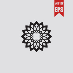 Flower icon.Vector illustration.	