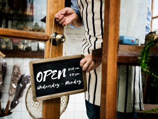 Open available business launch phrase