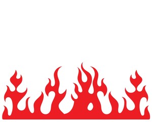 Fire flame Logo Template vector icon Oil, gas and energy logo