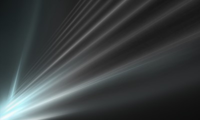 Abstract light, searchlight rays, night scene