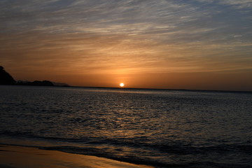 Obraz premium sunset at the sea