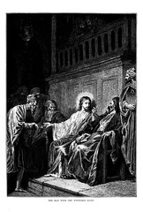 Fototapeta premium Illustration on religious subject.