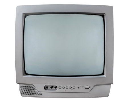 Retro TV on a white background